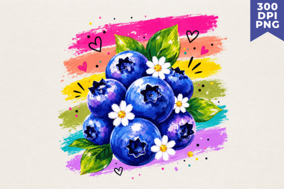 Download Watercolor Blueberry Clipart PNG,Blueber - Blueberry clipart Collection