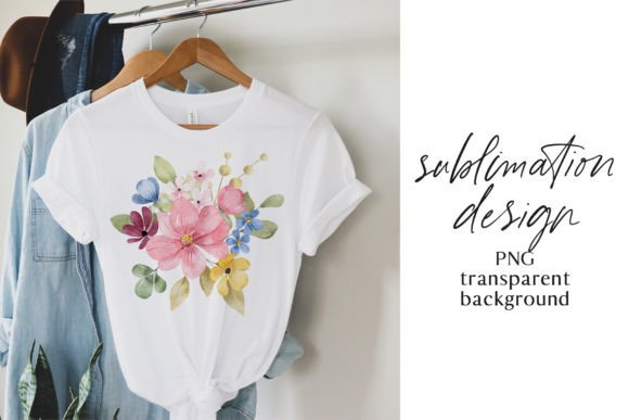 Download T-shirt Design with Flowers, PNG File. - Flowers Collection