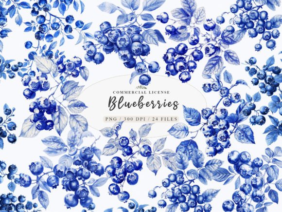 Download Watercolor Blueberry Clipart, Berry Art - Blueberry clipart Collection