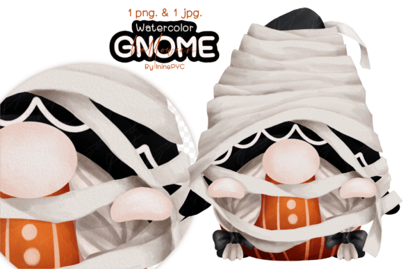 Download HALLOWEEN GNOME Watercolor - Gnome watercolor Collection