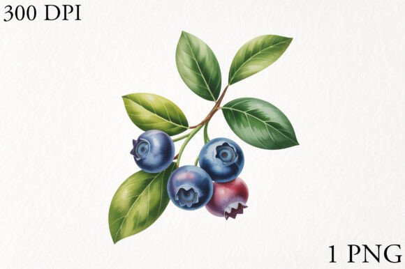 Download Watercolor Blueberry Clipart - Blueberry clipart Collection