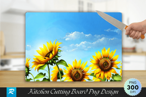 Download Common Sunflowers Cutting Board - Flowers Collection