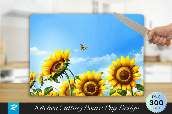 Download Common Sunflowers Cutting Board - Flowers Collection