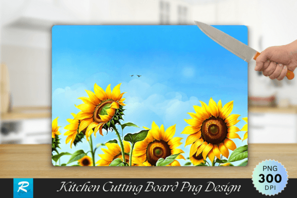 Download Common Sunflowers Cutting Board - Flowers Collection